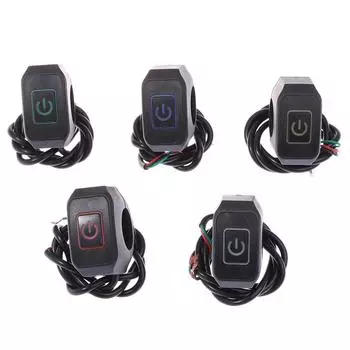 22 мм 7/8 мотоцикл руль переключатель моментальная кнопка для электрический Star Kill зелёный