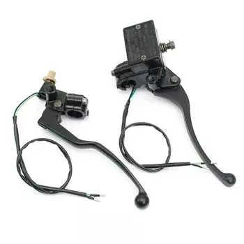 22 мм 7/8 мотоциклетный гидравлический главный цилиндр сцепления тормозной насос рычаги резервуар комплект для мотокросса питбайк универсальный комплект ручек