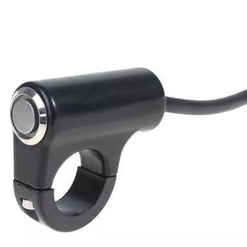 22 мм алюминиевый сплав мотоцикл переключатель руль противотуманная фара мотоцикл гудок кнопка поворота водонепроницаемые переключатели старт 12 В синий