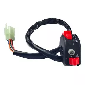 22 мм кнопка управления мотоциклом фара сигнальная лампа руль скутер руль крепление чёрный