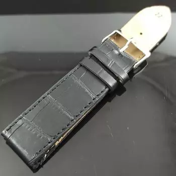 22-ММ КОЖАНЫЙ РЕМЕШОК С ДВУМЯ ПРУЖИННЫМИ СТЯЖКАМИ БЕСПЛАТНАЯ ДОСТАВКА 025-1 Ремешок-025