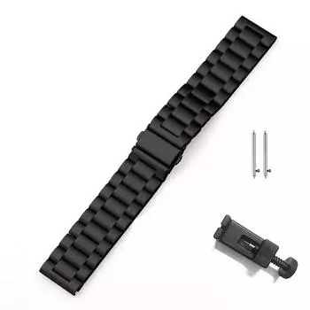 22 мм Металлический ремешок для часов-цепочки для Samsung Galaxy Watch Huawei Honor Watch