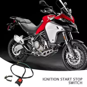 22 мм прочный квадроцикл для мотоцикла, двойной спортивный квадроцикл, звуковой сигнал, кнопка выключения и остановки, аксессуары для мотоциклов, переключатели на ручке управления зелёный