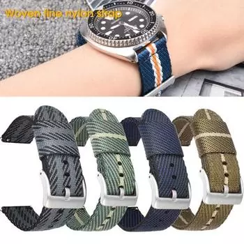 22 мм ремешок для наручных часов с защитой от пота, дышащий мягкий нейлоновый спортивный ремень для часов, замена для Huawei GT2 22 mm синий