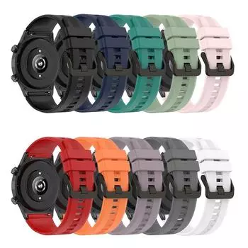 22 мм силиконовый ремешок для часов для Huawei Honor Watch GS4 Smart Watch Band чёрный