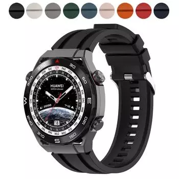 22 мм силиконовый ремешок для Huawei Watch 4 ProUltimateGT 4 3 2 PRO GT 4 3 2 46 мм ремень браслет сменные аксессуары для Samsung Galaxy Watch 3 45 мм for 22mm watch band