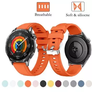 22 мм спортивный ремешок для Huawei Watch GT5 46 мм Ultimate Watch 4 3 Pro Классическая пряжка Аксессуары для GT5 Pro 46 мм GT3 SE Ремешок GT5 46mm