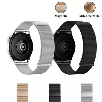 22 мм универсальный ремешок Milanese для часов Huawei Watch GT5 46 мм ремешок Ultimate GT Runner для аксессуаров Huawei GT5 Pro ремешок для часов GT5 GT5 Pro 46mm серебряный