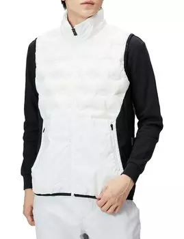 22 Модель Внешний жилет для гольфа Водоотталкивающий эластичный WH00 Эквивалент японского размера 2L [Munsingwear] Осень/Зима [ENVOY] Мужской (белый)