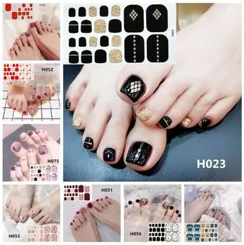 22 шт./3D наклейки для ногтей водонепроницаемые Медведь Пух мультяшное изображение наклейка для ногтей полная наклейка