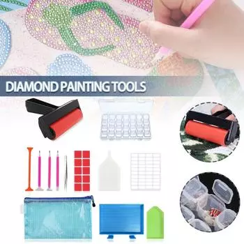 22 шт. 5D алмазные инструменты для рисования, аксессуары, наборы для искусства алмазной живописи