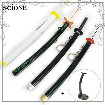 22 см безопасность Кимэцу но Яиба сплав меч оружие убийца демонов косплей Кочоу Синобу самурайский меч катана нож ниндзя Эспада реквизит сценический реквизит 22cm