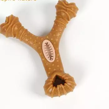 22 см деревянные прочные и интерактивные игрушки для собак для чистки зубов большие породы жевательные палочки неразрушимые прочные прочные игрушки для собак коричневый