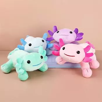 22 см кавайный аксолотль плюшевая игрушка мягкий милый аксолотль плюшевые животные плюшевые подушки кукла для детей день рождения рождественский подарок