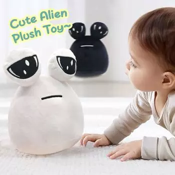 22 см My Pet Alien POU причудливая плюшевая игрушка-подушка, плюшевая кукла-инопланетянин с большими глазами, подарок-компаньон для исцеления, реквизит для вечеринок, праздничный подарок