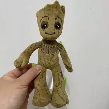 22 см Парки Стражи Галактики Грут Малыш Грут Магнитный Плечевой Плюшевый Приятель Кукла 5 Аниме Мягкие Игрушки Height 22cm коричневый