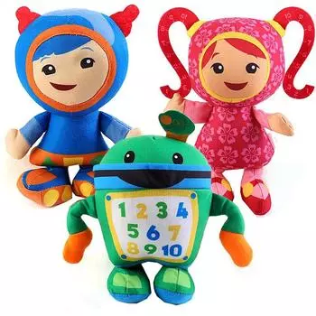 22 см плюшевая игрушка Team Umizoomi Bot MILLI Geo мягкая кукла обучающая мягкая фигурка подарок для фанатов на день рождения Рождество красный