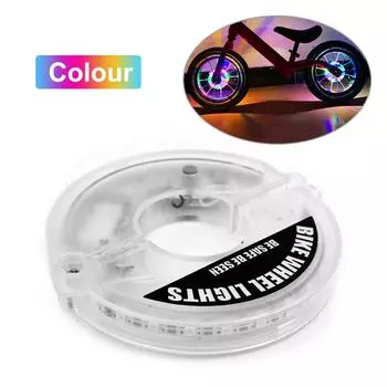 22 светодиодных фонаря для велосипедного колеса, умный датчик вибрации, вспышка, спица, перезаряжаемый через USB, детский балансировочный велосипед, декоративная лампа для автомобиля белый