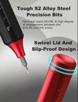 22 в 1 прецизионная отвертка со встроенной магнитной отверткой, ручной инструмент для ремонта часов, очков, iPhone, камеры, ПК, мини