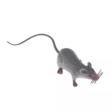 22cm Small Rat Fake Lifelike Mouse Model Prop Halloween Gift Toy Party Decor Practical Jokes Novelty Funny Toys For Kids Gift