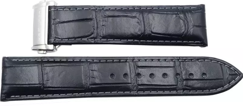 22mm Genuine H690325115 Black Calf Strap Belt Band Spirit of Liberty H32516731 H32556781 H32566791 Genuine Genuine Product with Buckle Back Cover