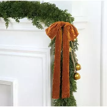 22x45cm Christmas Bows Holiday Christmas Xmas Tree Decoration Bowties DIY Gift Wrapping For Home Party Decor Supplies