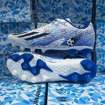 2300 football shoes men s and women s low-top broken nails training spikes students children s youth sports shoes 32