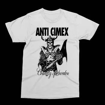 230 г/м 100% хлопок Anti Cimexcountry Of Sweden рубашка Punk Discharge Amebix Driller Killer Thrash Crust Tee XXS белый