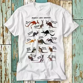 230 г/м 100% хлопок Aussie Kangaroos Australian Wallabies List футболка Топ Дизайн унисекс женская мужская футболка ретро мода винтажная рубашка S880 XXS белый