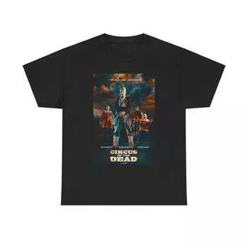 230 г/м 100% хлопок футболка унисекс с фильмом ужасов «Цирк мертвецов» футболка с фильмом «Билли Пон Техас» футболка с клоуном футболка с фильмом «Культовый фильм» футболка унисекс с фильмом ужасов XXS чёрный