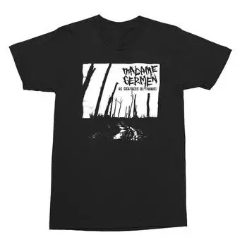 230 г/м 100% хлопок Madame Germent Shirtpunk Crust Grindcore Thrash Metal Animal Rights Apparel Merch Bands XXS чёрный