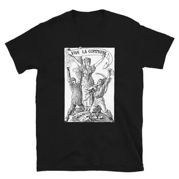 230 г/м 100% хлопок Рубашка Vive La Commune XXS чёрный