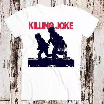 230 г/м 100% хлопок Убийственная шутка бег детская футболка мем подарок смешной винтаж унисекс геймер культовый фильм музыка мужская женская взрослая футболка 8030 XXS белый