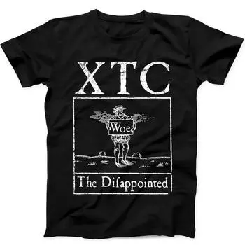 230 г/м 100% хлопок Xtc The Disappointed Punk Rock Music Подарочная футболка черная футболка B379 XXS чёрный