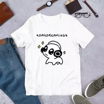 230 Gsm 100% Cotton Autism Creature Tbh Creature Daydreaming Neurodiversity Awareness Yippee Creature Funny Meme Unhinged Gift For Autistic Teen XXS белый