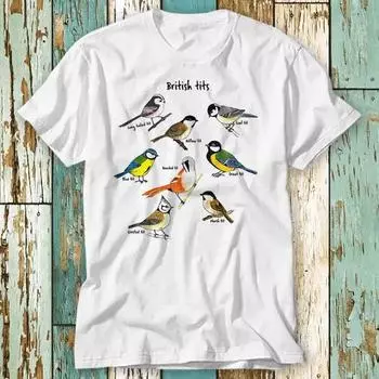 230 Gsm 100% Cotton British Nice Tits T Shirt Top Design Unisex Ladies Mens Tee Retro Fashion Vintage Shirt S734 XXS белый