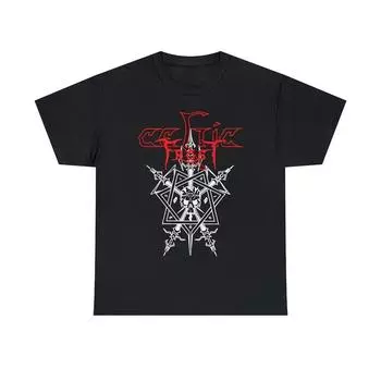 230 Gsm 100% Cotton Celtic Frost T Shirt Morbid Tales Hellhammer Triptykon Bathory Venom Possessed Mercyful Fate Unisex Heavy Cotton T Shirt XXS чёрный