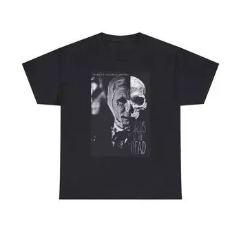 230 Gsm 100% Cotton Circus Of The Dead Papa Skull T Shirt Designed By John Mata XXS чёрный