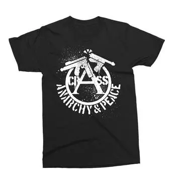 230 Gsm 100% Cotton Crassanarchy Peacet Shirtpunk Crust Grindcore Thrash Metal Animal Rights Apparel Merch Bands XXS чёрный