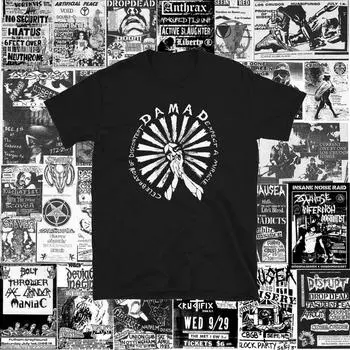 230 Gsm 100% Cotton Damad Celebration Of Discontent Expect A Miracle Short Sleeveshirt Punk Crust Dbeat Hardcore Punk Kylesa Baroness XXS чёрный
