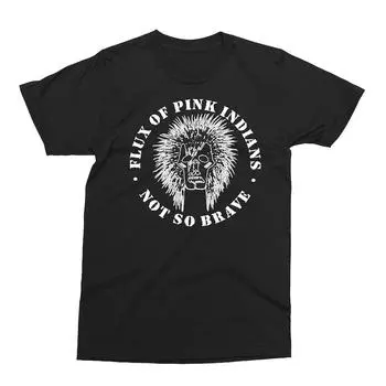 230 Gsm 100% Cotton Flux Of Pink Indiansbrave T Shirtpunk Crust Grindcore Animal Rights Uk Resist Crass XXS чёрный