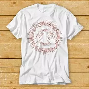 230 Gsm 100% Cotton Godspeed You Black Emperor T Shirt 90S Music Band Unisex Retro Style Top Tee 2118 XXS белый