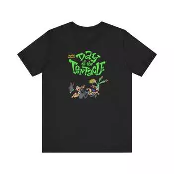 230 Gsm 100% Cotton Maniac Mansion Day Of The Tentacle Pc Cover Art Unisex Jersey Short Sleeve Tee 90S Nostalgic Great Gift For Gamers And Collectors XXS чёрный