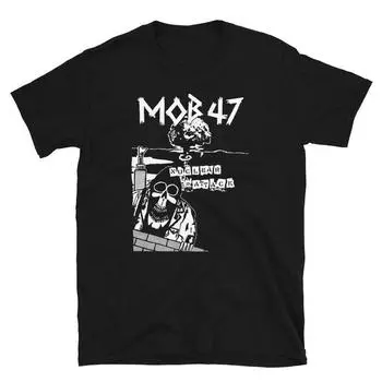 230 Gsm 100% Cotton Mob 47 Nuclear Attack Shirt XXS чёрный