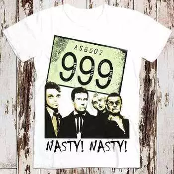 230 Gsm 100% Cotton Nasty Nasty 999 Rock Tee Top Vintage Unisex Ladies T Shirt 8211 XXS белый