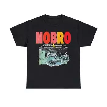 230 Gsm 100% Cotton Nobro T Shirt Bad Waitress Les Shirley Pinkshift The Bombpops The Anti Queens Thick Pkew Pkew Pkew Unisex Heavy Cotton T Shirt XXS чёрный