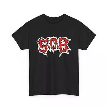 230 Gsm 100% Cotton S O B Tee Shirt Unisex Japanese Old School Grindcore 3 Colorways XXS чёрный
