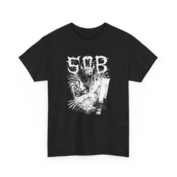230 Gsm 100% Cotton S O B Tee Shirt Softstyle Unisex Tee Vintage Japanese Grindcore XXS чёрный