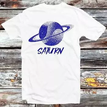 230 Gsm 100% Cotton Saturn Planet Someone Put A Ring On It T Shirt Vintage Retro Meme Gift Unisex Anime Manga Top Tee B1373 XXS белый