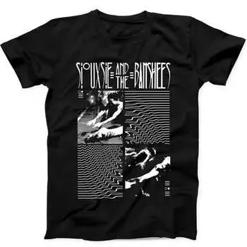 230 Gsm 100% Cotton Siouxsie And The Banshees Music Gift Black Tee T Shirt B314 XXS чёрный